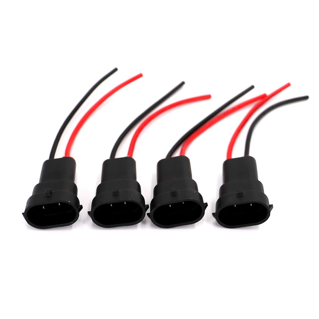 UTSAUTO H8 H11 880 881 Male Socket Adapter Connector Wiring Harness for Headlight Fog Light Retrofit or Installing Light Bar Wor