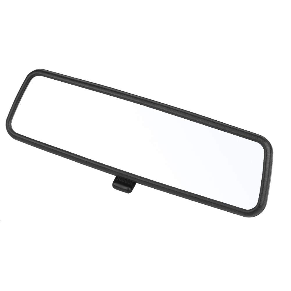 Qiilu Interior Rearview Mirror, Car Interior Inner Rearview Mirror For Passat B5 Jetta Mk4 1999-2005 3B0857511G(Black)