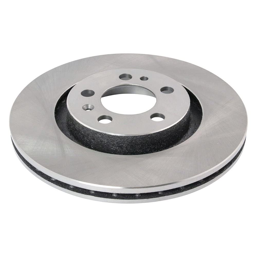 Trq Front Brake Rotors Set Vented Compatible With 1998-2010 Volkswagen Beetle 1999-2006 Golf 1999-2005 Jetta