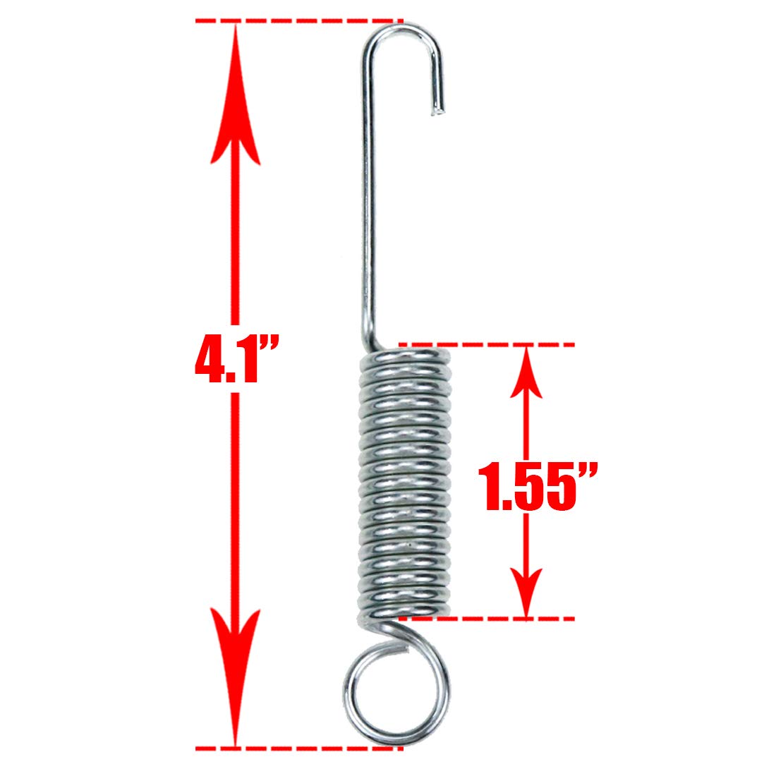 Modengzhe 3 Pcs Motorcycle Kickstand Return Spring Set, Side Stand Spring Brake Pedal Return Spring Brake Light Switch Spring