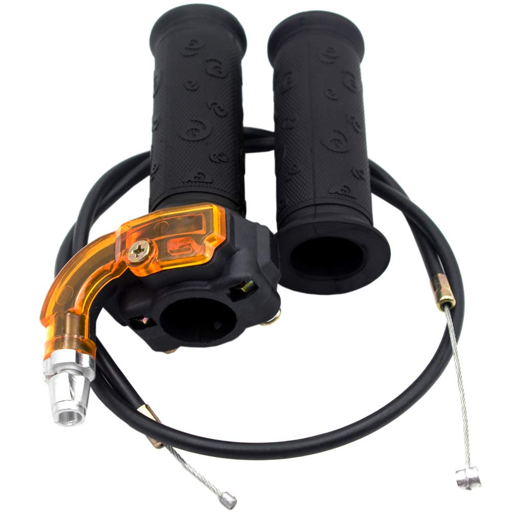 Royitay 7/8'' 22Mm Twist Throttle Accelerator Grip And Cable For 47Cc 49Cc Mini Dirt Bike Atv Quad Pocket