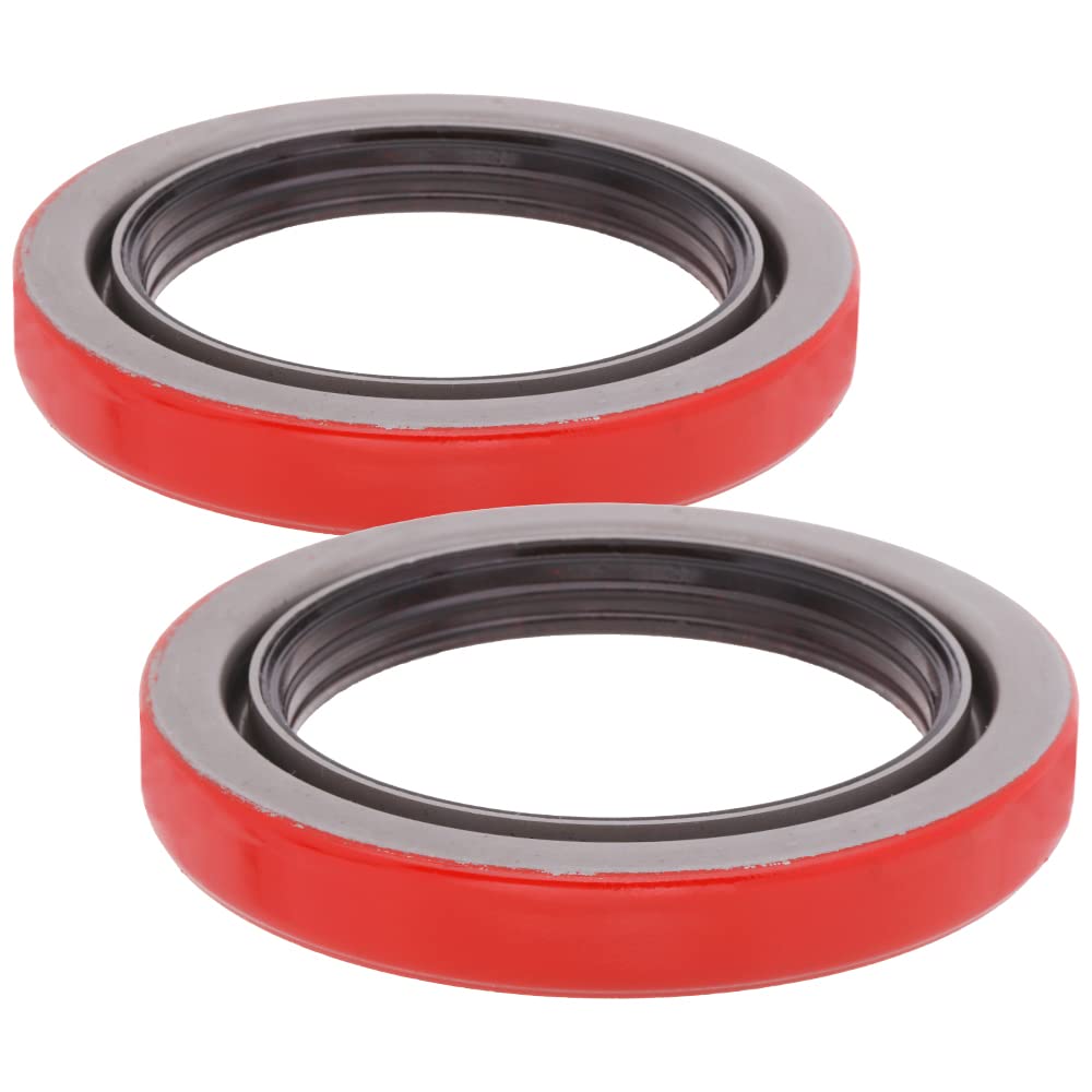 [2-Pack] 010-056 - Oil Seal - 10K HD - 15k - Trailer Axle Bearing Seal - Inner Diameter: 3.125'' (3-1/8'') - Outer Diameter: 4.5