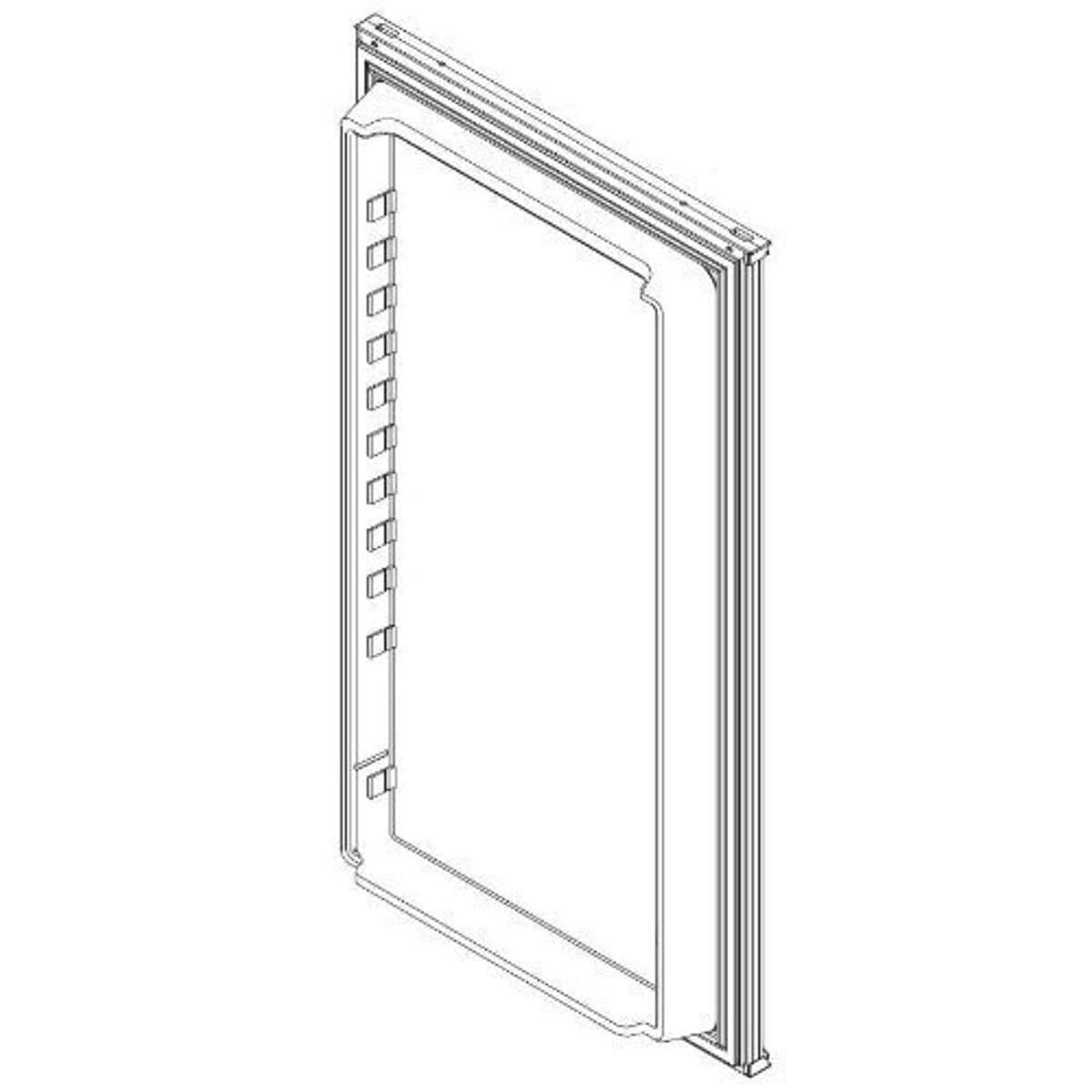 DOOR ASSY-FOAMED-LOWER 8-BLK