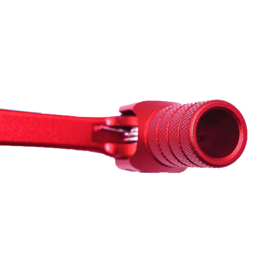 Gear Shift Lever, Alloy Aluminium Fit For Motorcycle Bse Crf 110 Ttr 125 Motorcycle 50Cc 110Cc 250Cc Dirt Pit Bike(Red)