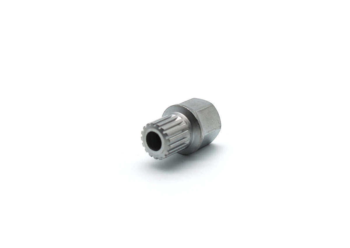 Temo 62/17Pt Wheel Lock Lugnut Anti-Theft Lug Nut Screw Removal Key Socket S3057 For Vw Audi