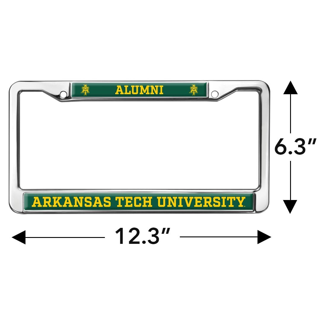 Arkansas Tech University Alumni Full Size Standard License Plate Metal Frame