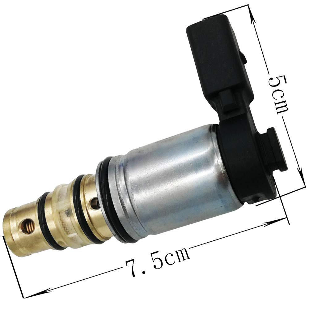 Automotive-Leader 1K0820803E Ac Compressor Control Solenoid Valve Pxe16 Pxe14 Fits Volkswagen Jetta Sanden Pxe16 Pxe14 ; Vw Gti/Golf/Passat/Tiguan/Jetta Tdi Audi A3 Compressor Pressure Control Valve