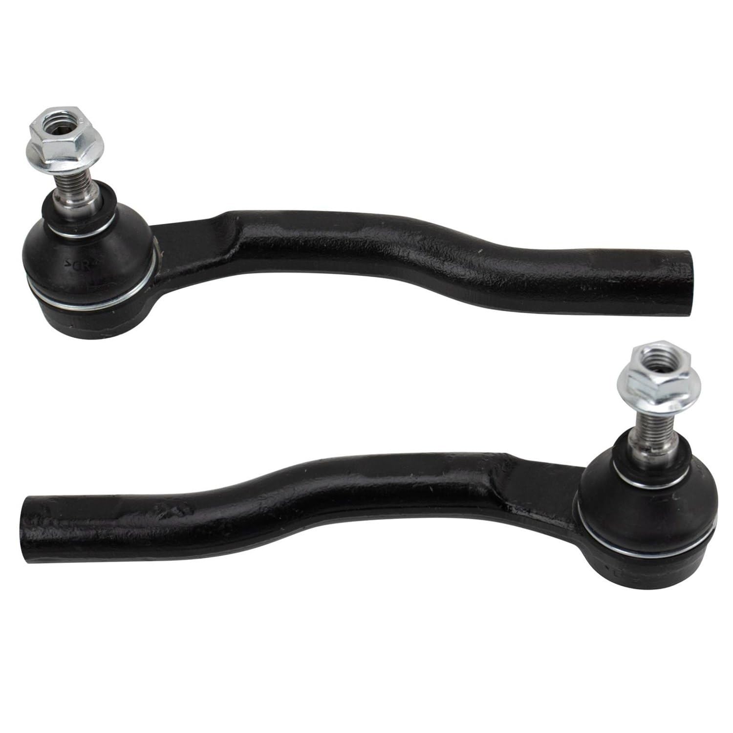 TRQ Front Outer Tie Rod Set Compatible with 2015-2020 Honda Fit