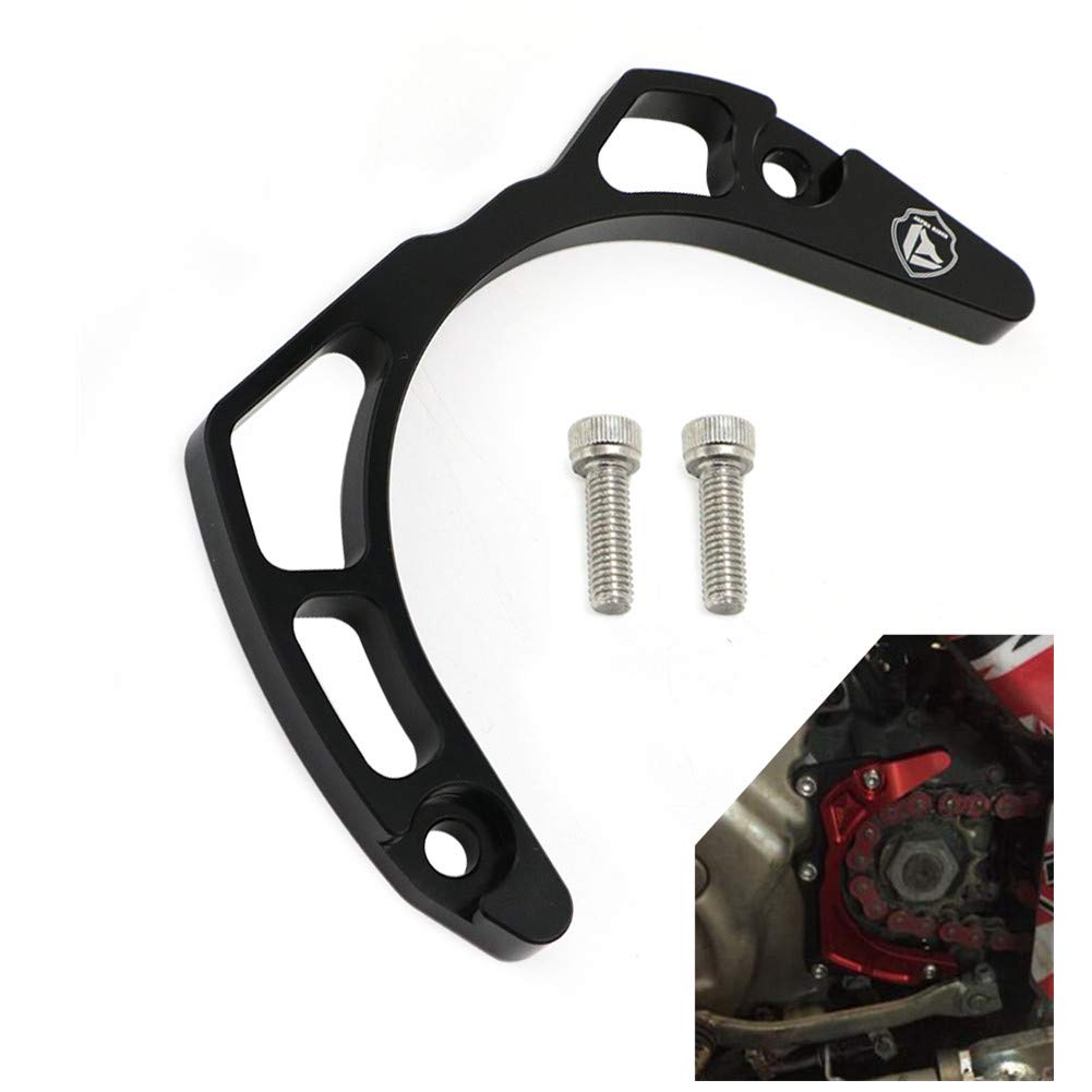 Autovic Cnc Aluminum Case Chain Saver Guard Engine Cases Protection For Yamaha Raptor 700 Gytr 2007 Raptor 700R Yfm700 2006-2019 Black 1 Set Atv Parts Frame Slider Protection