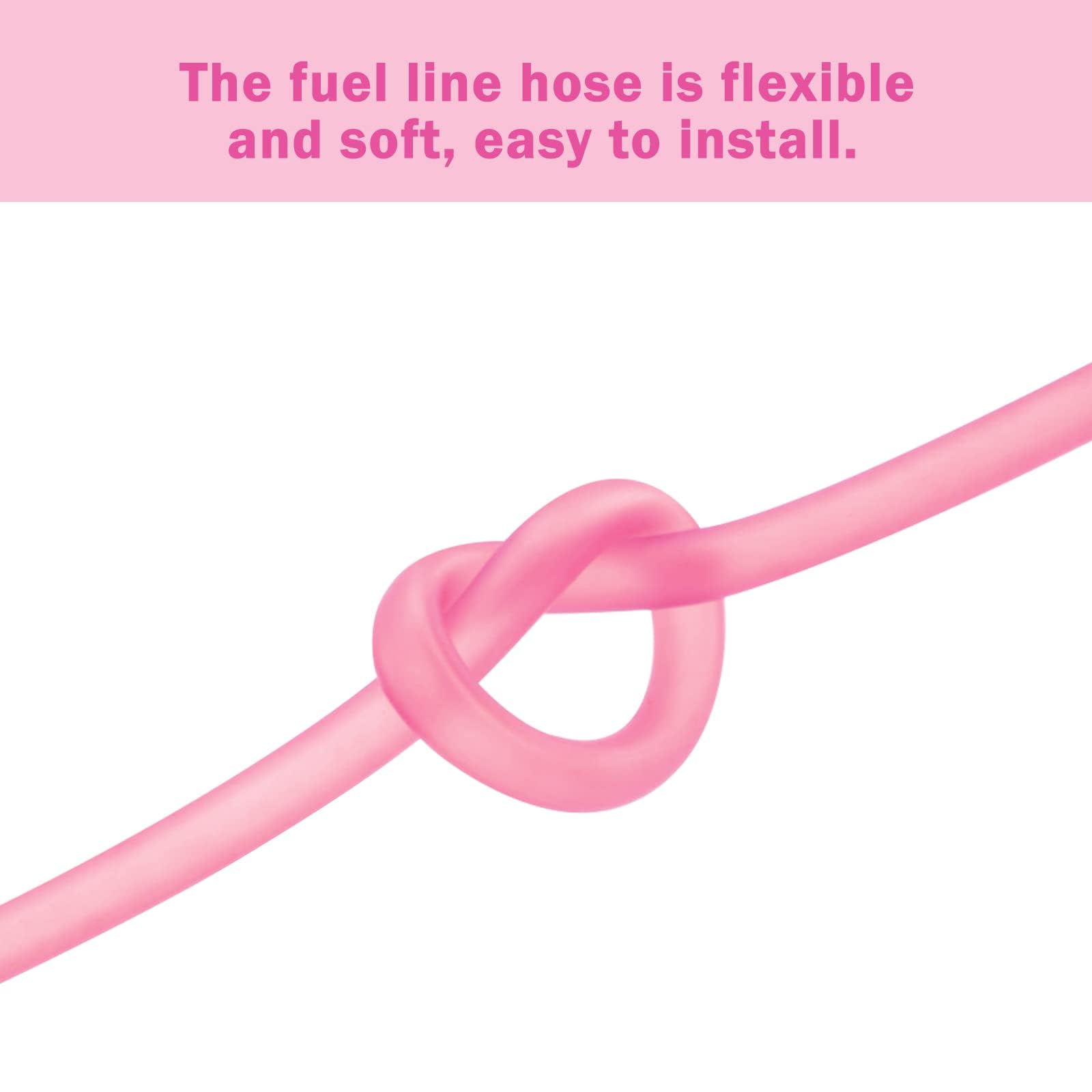 Pro Bat Fuel Line Tube Oil Gas Line Petrol Hose 5Mm/0.2'' For Atv Dirt Bike Go Kart Moped Pocket Bike Most Of Chinese Scooter Wi