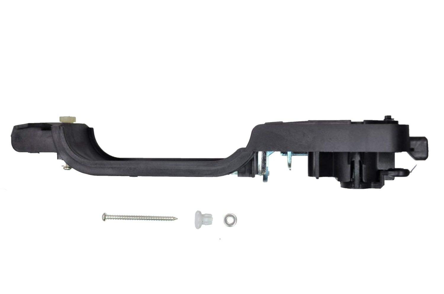 PT Auto Warehouse FO-3346S-2FL - Exterior Outer Outside Door Handle Bracket Only, Black - Front Left Driver Side (Replaces 8S4Z-5426685-B, 8S4Z5426685B)
