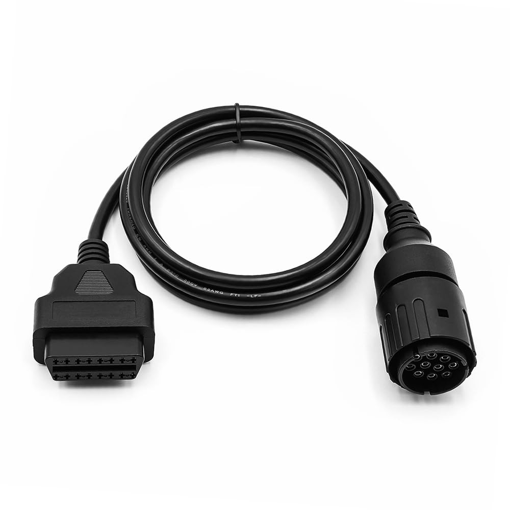 Goliton Obd2 Diagnostic Cable 10 Pin Replacement For Bmw Icom D Module Obd Cable 10 Pin Compatible With Bmw Motorcycles Diagnost