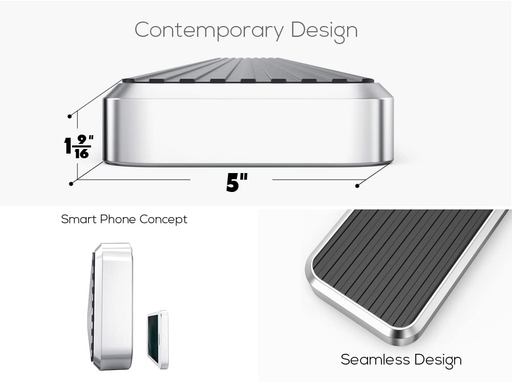 Aps (304 Stainless Steel Polished Silver 5-Inch) Running Boards Nerf Bar Compatible With Ford F150 2015-2025 Supercrew Cab & F150 Lightning 2022-2025 & F-250 F-350 Super Duty 2017-2025 Crew Cab