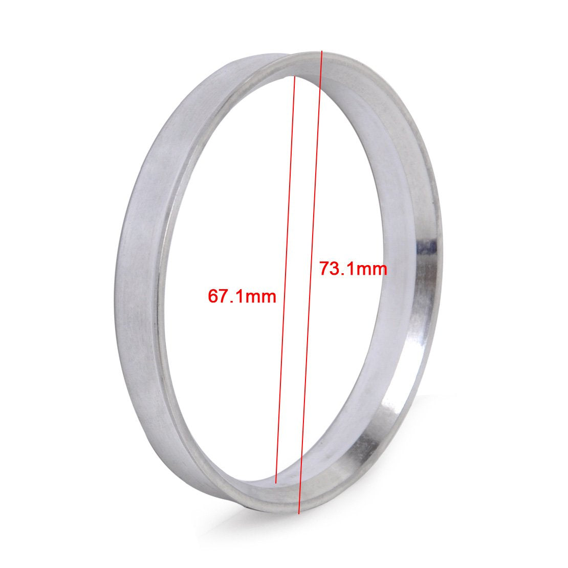 Zhteapr 4Pc Wheel Hub Centric Rings 67.1 To 73.1 Od=73.1Mm Id=67.1Mm - Aluminium Alloy Wheel Hubrings 73.1 To 67.1