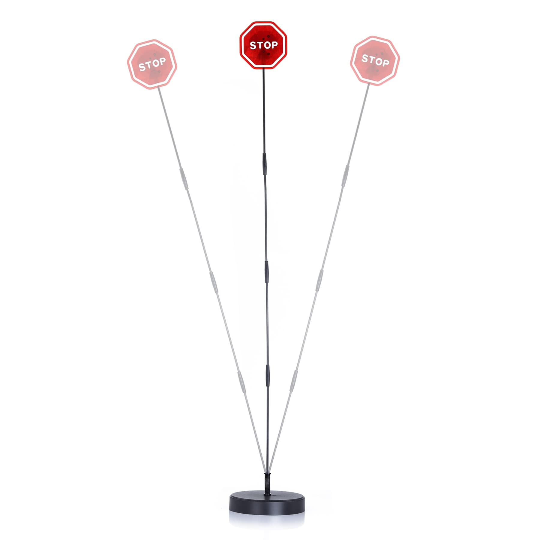 Amiss Flashing Led Stop Sign For Garage Parking Assist, Parking Stopper For Garage, Garage Car Stoppers Indicator, Parking Sensors For Vehicles, Bumper Guards Aid, Car Exterior Accessories (1-Pack)