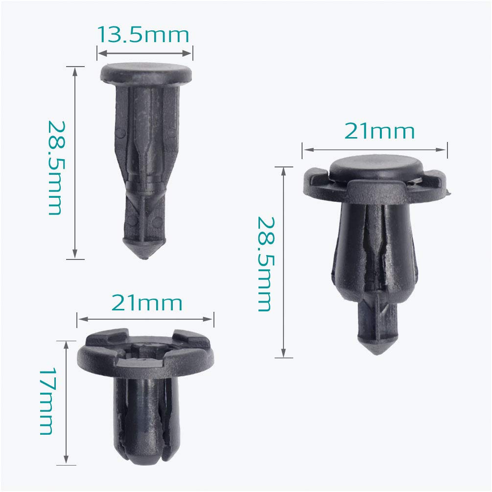 Lantee 20 Pcs Bumper Engine Cover Fender Grille Push-Type Retainer Clips Fasteners For Subaru 90914-0007 Ascent Baja Brz Crosstr