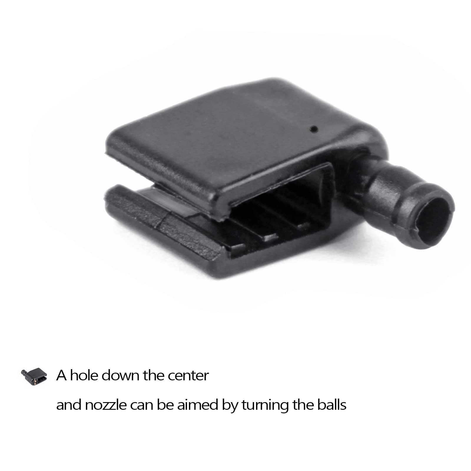 Xislet Upgraded 2 Pack Aimable Brass Windshield Washer Wiper Arm Nozzles Compatible With Mercedes And Dodge Sprinter Van Rv Truc