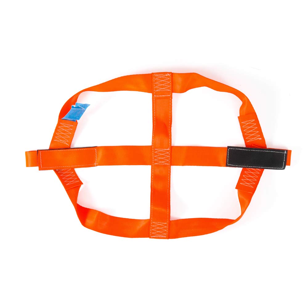 Moto4U Universal Motorcycle Rear Wheel Tie Down Strap In Orange