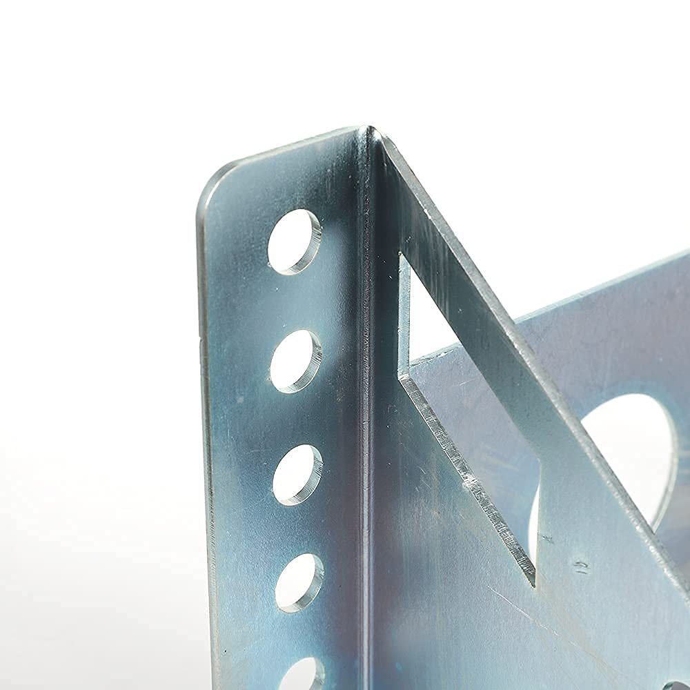 Metal Steel Bolt-In Battery Mounting Box Tray Bracket Hold Down Universal Lightweight 14.375'' Oal - Fits Up To 10.63''  7.06''