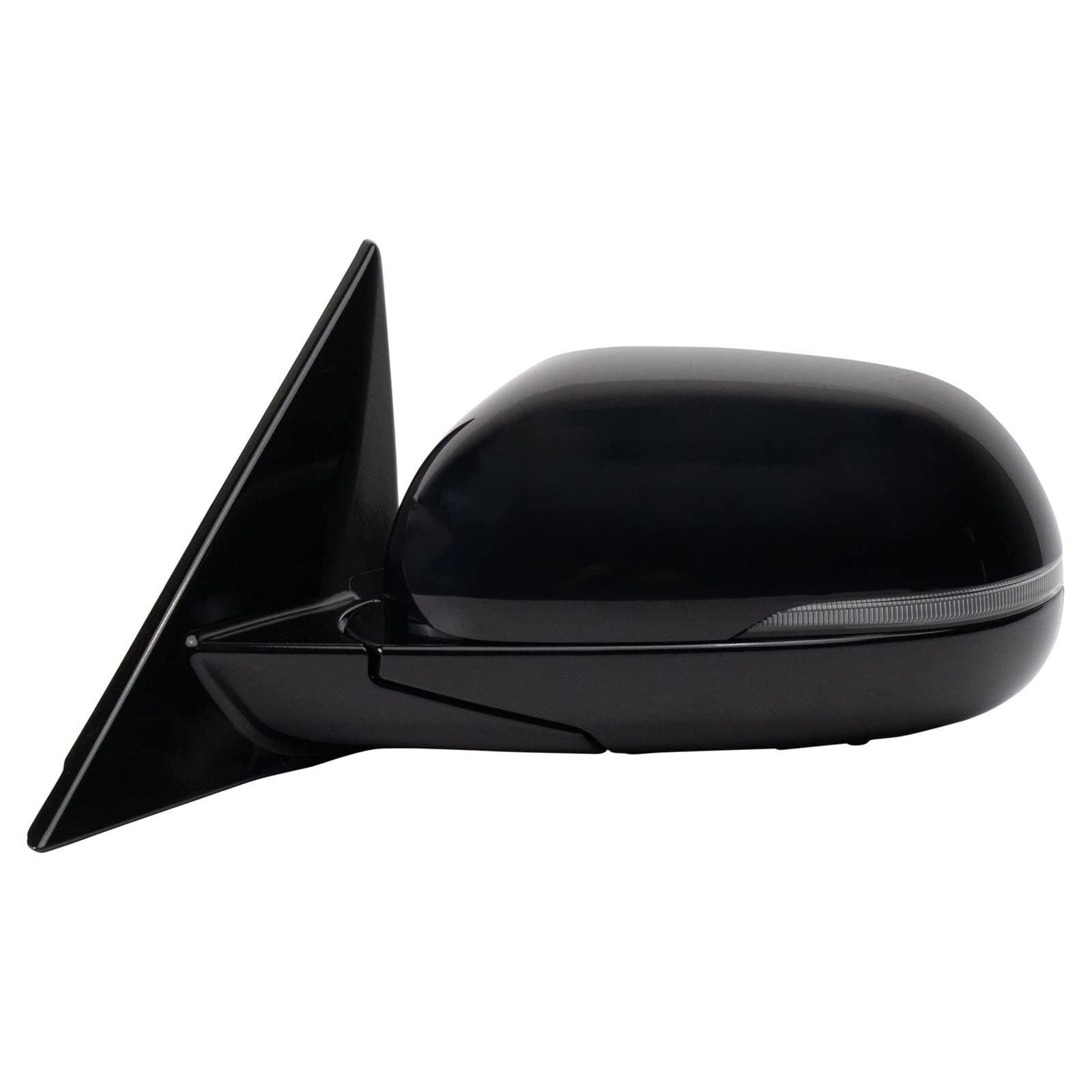 Trq Right Mirror With Heat With Housing Turn Signal With Blind Spot Indicator Passenger Side Compatible With 2020-2023 Kia Soul