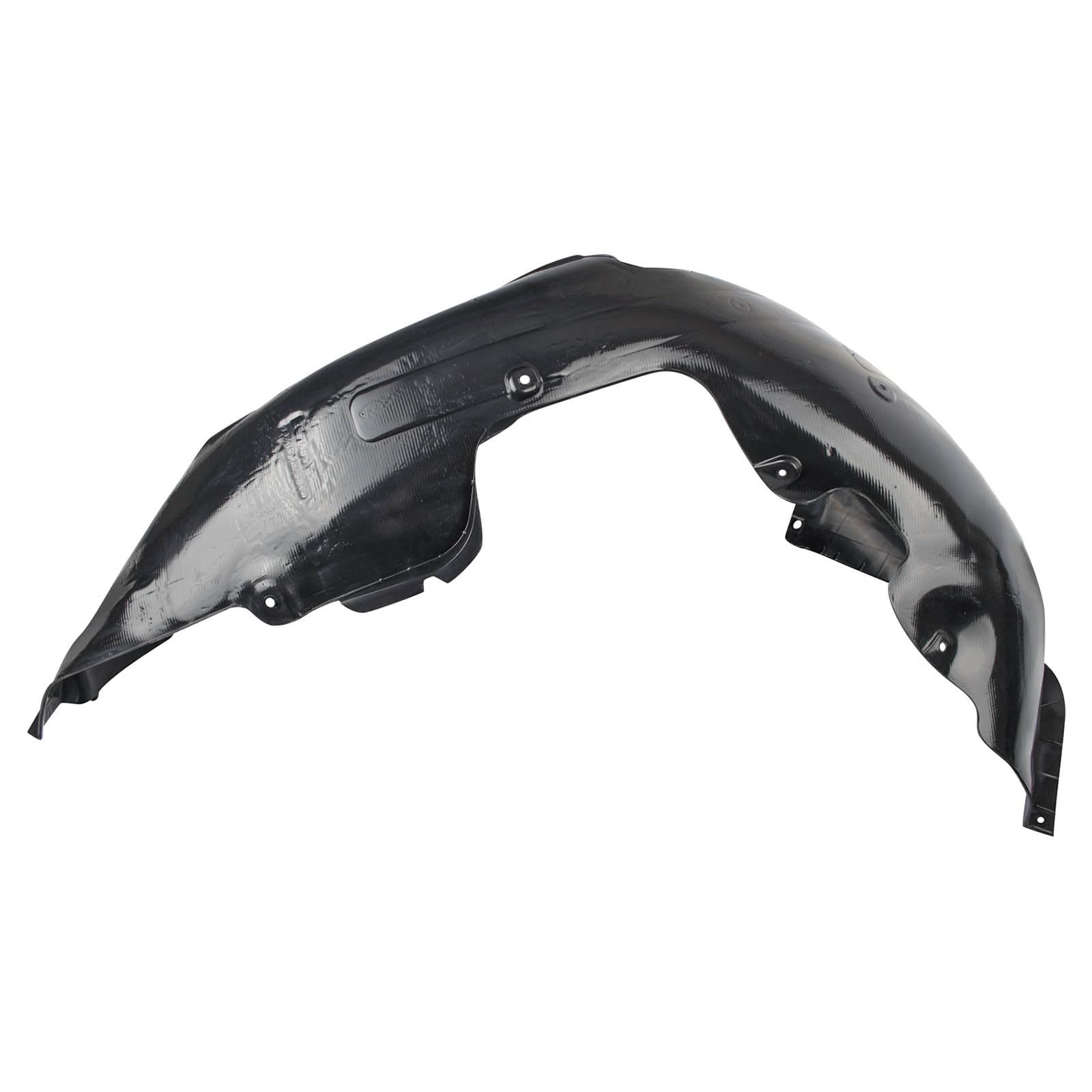 TRQ Front Left Inner Fender Liner Black Drivers Side Compatible with 2017-2018 Hyundai Elantra HY1248167