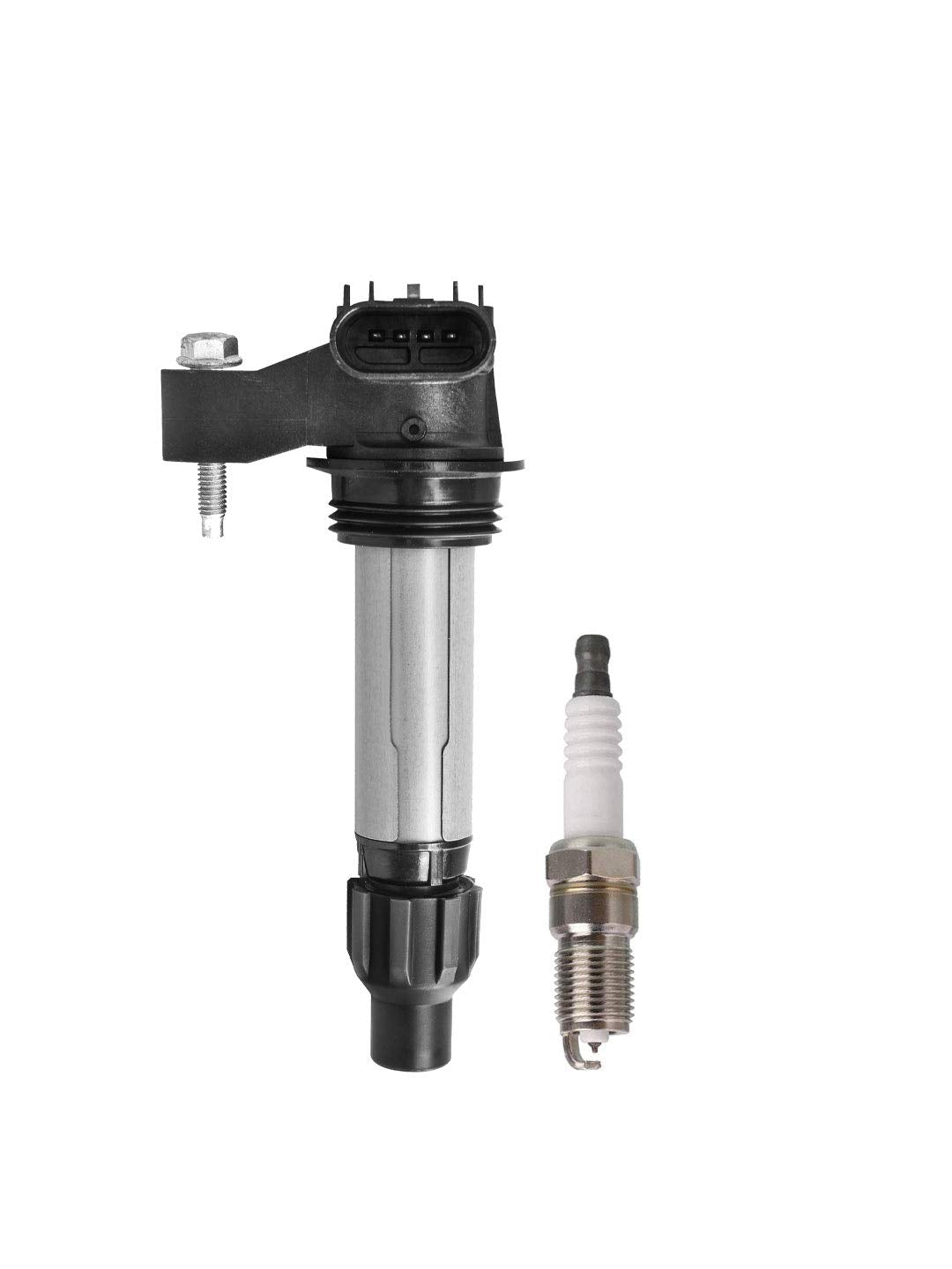 Ena Pack 6 Ignition Coil With 6 Iridium Spark Plug 3.6 V6 2010 2012 2013 2014 2015 2016 Compatible With Buick Chevy Cadillac Mal