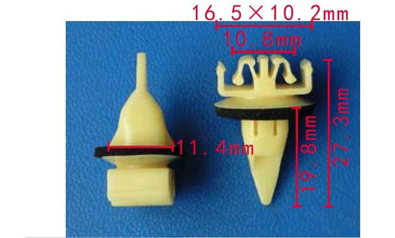 Autobahn88 Retainer Clip For Skirt Panel, Compatible With Toyota (Oem: 7549442010, 7539542020) (Pack Of 20)