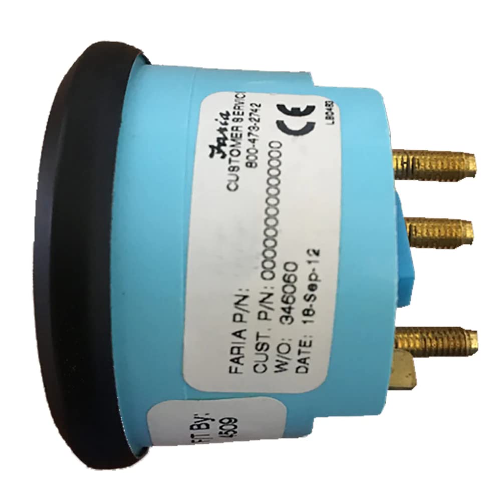 Faria Beede Instruments Faria 12814 Euro Water Temperature Gauge 40-120C (Metric) - 2''