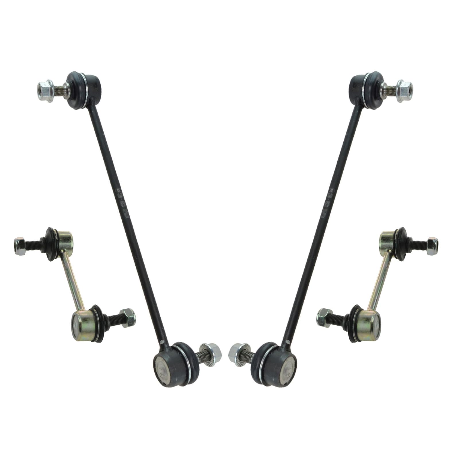 Trq Sway Bar Stabilizer Link Set Front & Rear Compatible With 10-13 Kizashi