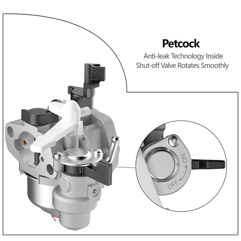 Carburetor With Gasket Set Replacement For Ct200U Kt196 196Cc 212Cc 5.5Hp 6.5Hp Ohv Engine Go Kart Carb