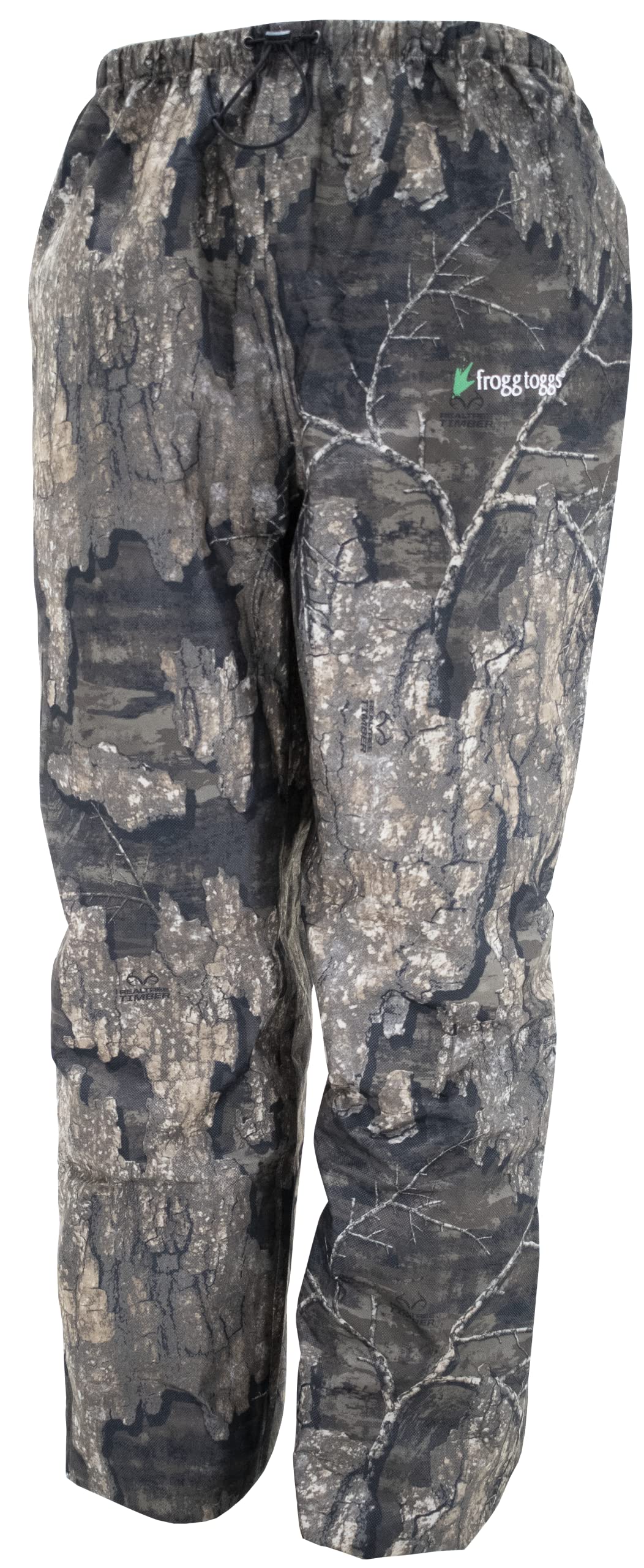 Frogg Toggs Men'S Standard Classic Pro Action Waterproof Breathable Rain Pant, Realtree Timber, Small Long