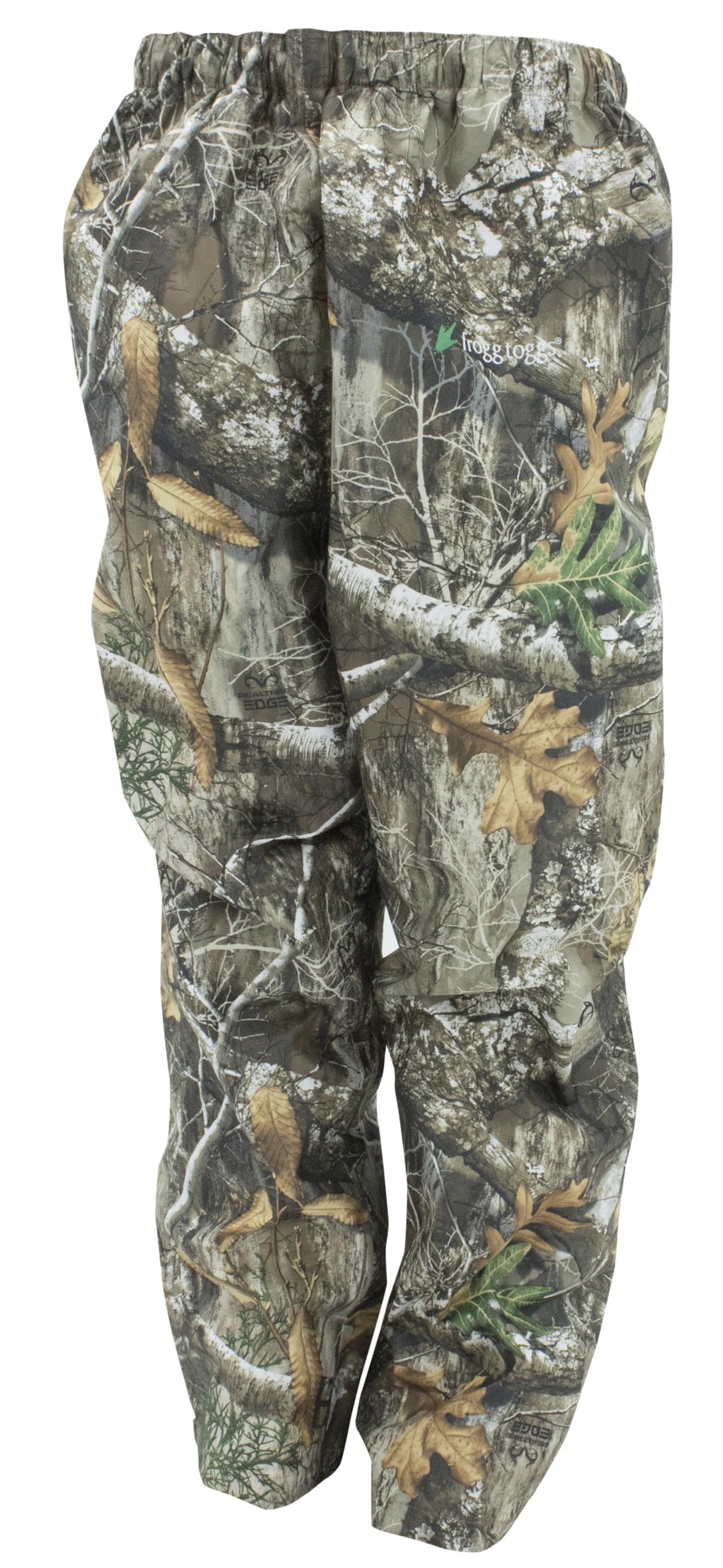 Frogg Toggs Men'S Standard Classic Pro Action Waterproof Breathable Rain Pant, Realtree Edge, Large Short