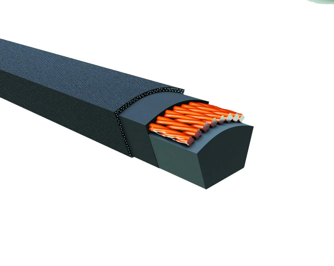 D&D Powerdrive 12X900 Metric Standard Replacement Belt, A/4L, 1 -Band, 36'' Length, Rubber