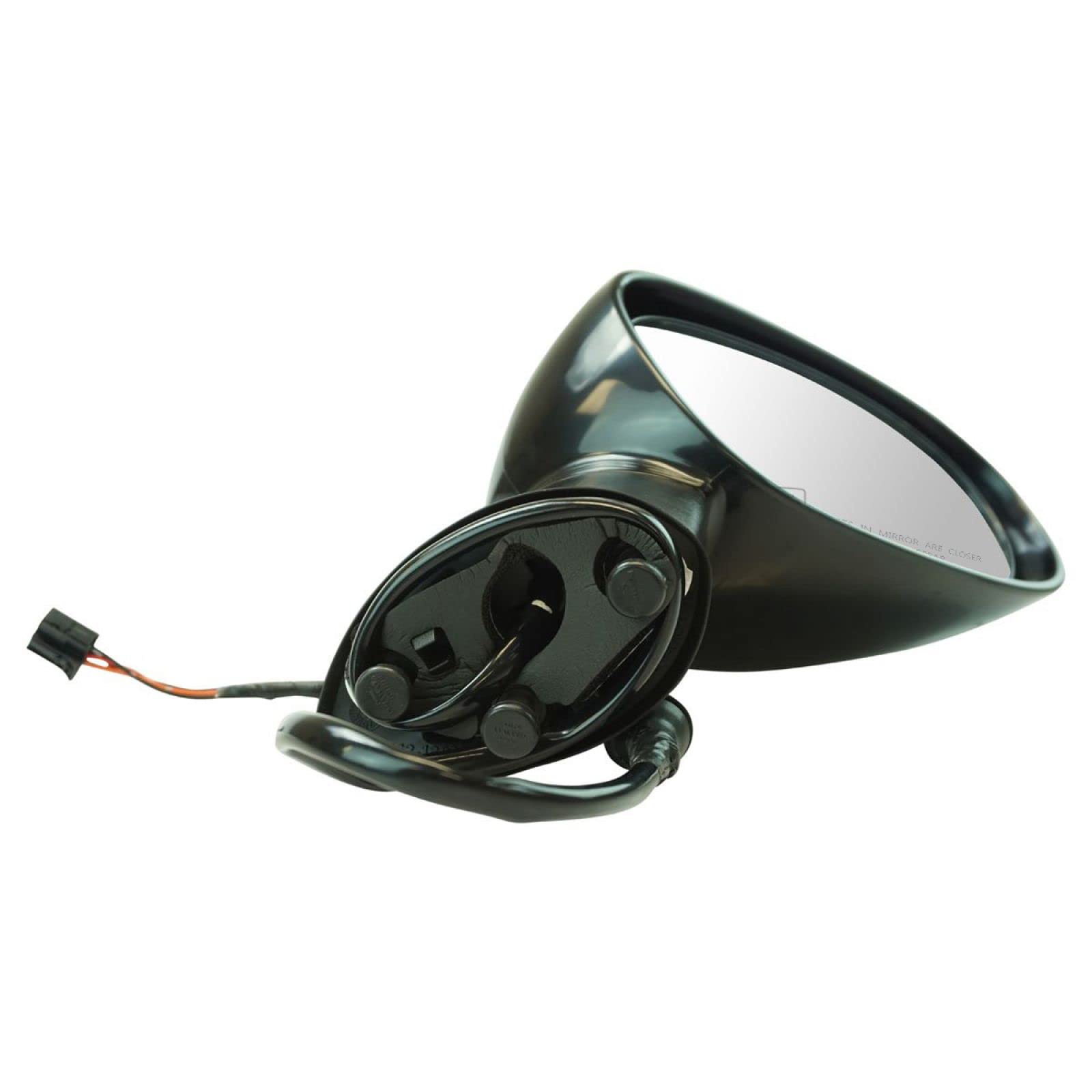 Exterior Power Heated Manual Folding Mirror Black Rh Side For Challenger