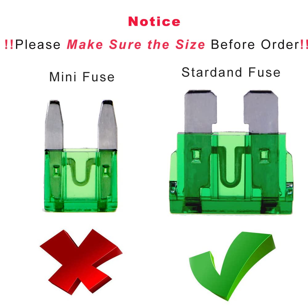 (20 Pcs) 5 Amp Standard Blade Fuse, 5 A Automotive Fuse For Car Truck