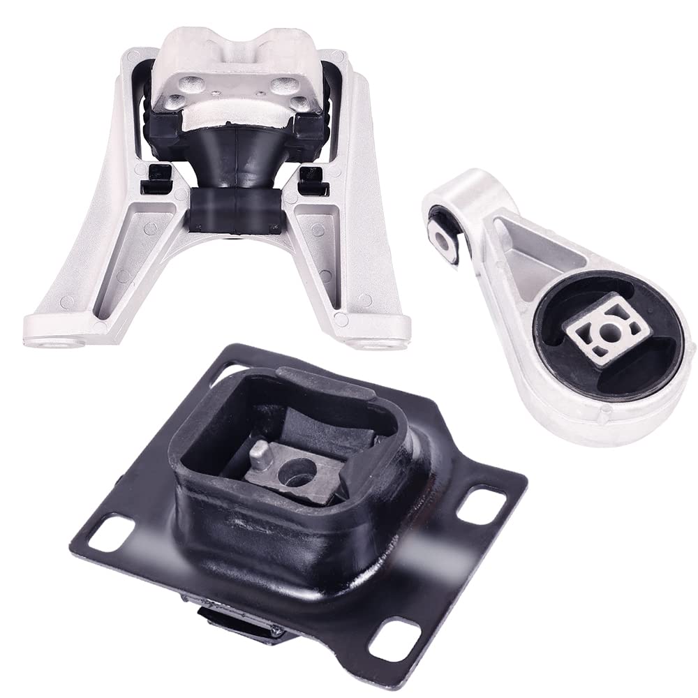 Engine Motor Mount & Transmission Mount Set Compatible With 2005-2007 Ford Focus 2.0L, 2003-2007 Ford Focus 2.3L, 2010-2013 Ford