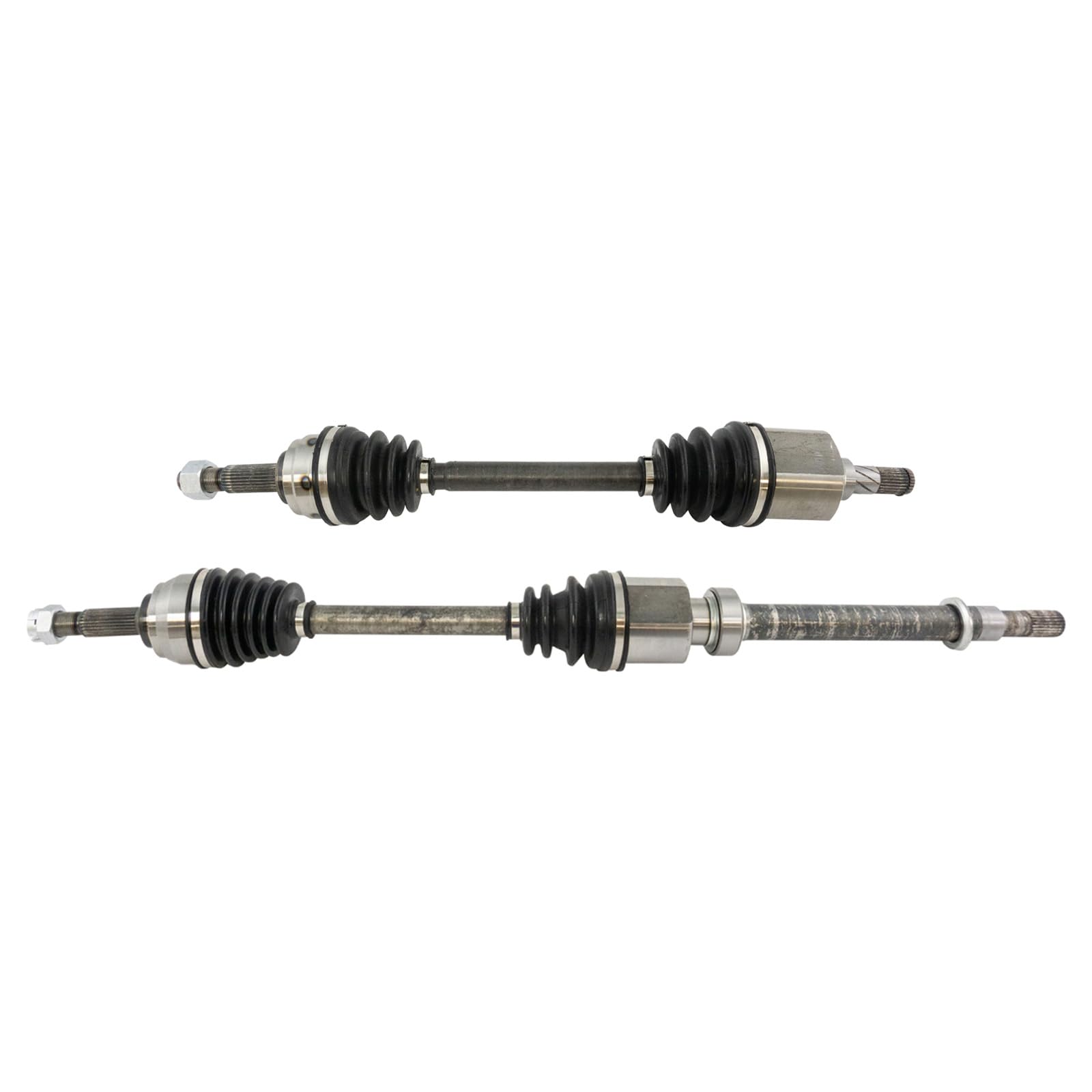 TRQ Front CV Axle Shaft Assembly Set Compatible with 07-12 Versa