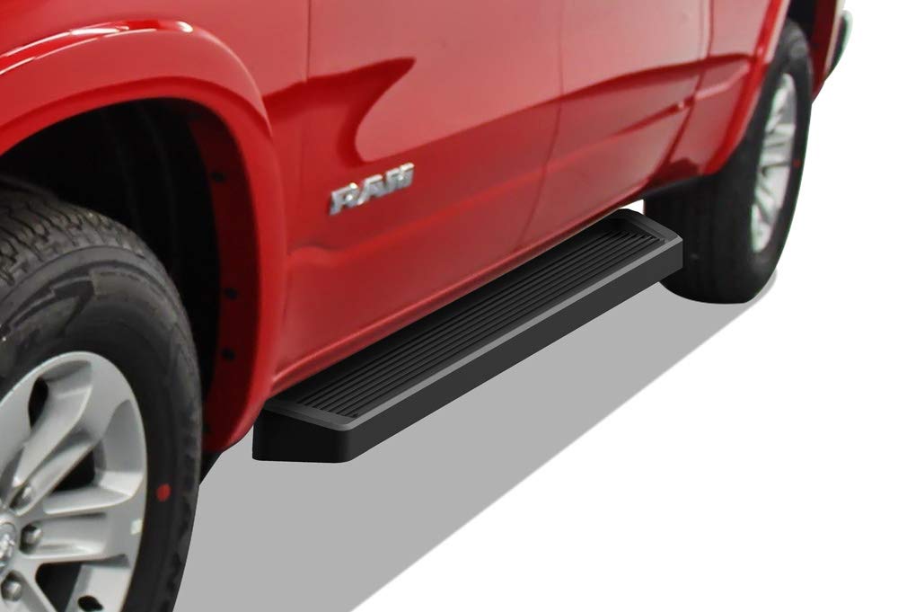 Aps Black Running Boards Style Compatible With Ram 1500 2019-2025 Crew Cab (Will Not Fit 2018 Previous Generation Build In 19-24