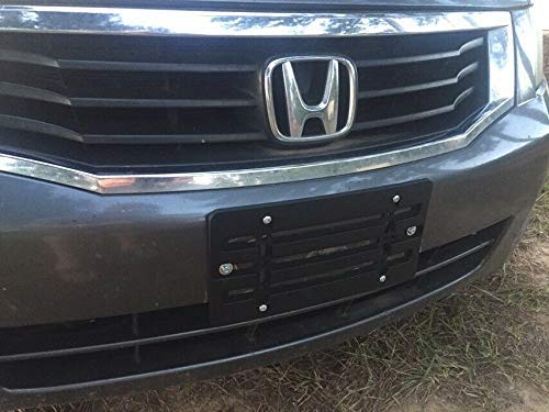 15 Front Bumper License Plate Tag Holder Mount Mounting Relocator Adapter Kit Bracket For Honda (All Models) Quantity Discount(9