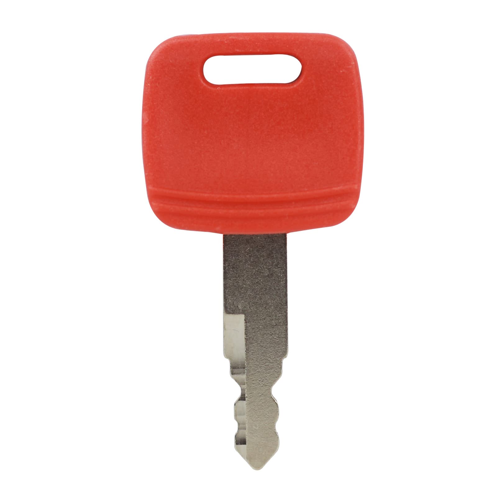 H800 8Pcs Ignition Keys Replacement For John Deere Hitachi Excavator Case Dozer Fiat New Holland At194969 At147803 4286465 Red