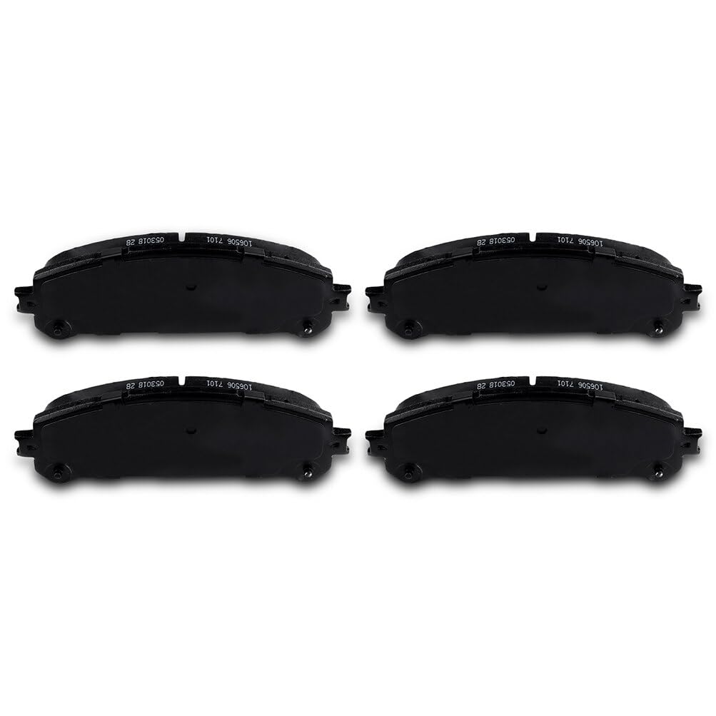 Eccpp D1324-8436 Front Ceramic Disc Brake Pad Set Fit For Lexus Rx350 2010-2019,For Lexus Rx350L 2018-2019,For Toyota Highlander