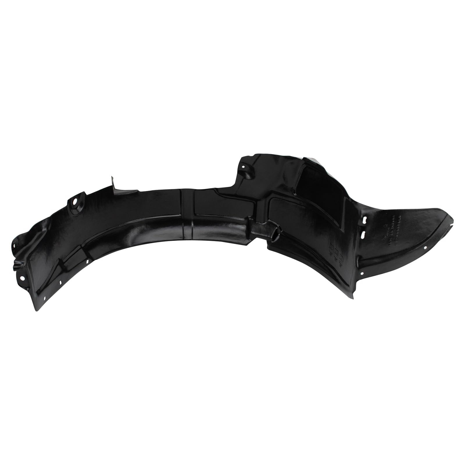 Trq Front Inner Fender Liner Set Compatible With 2012-2013 Hyundai Accent Hy1248122 Hy1249122