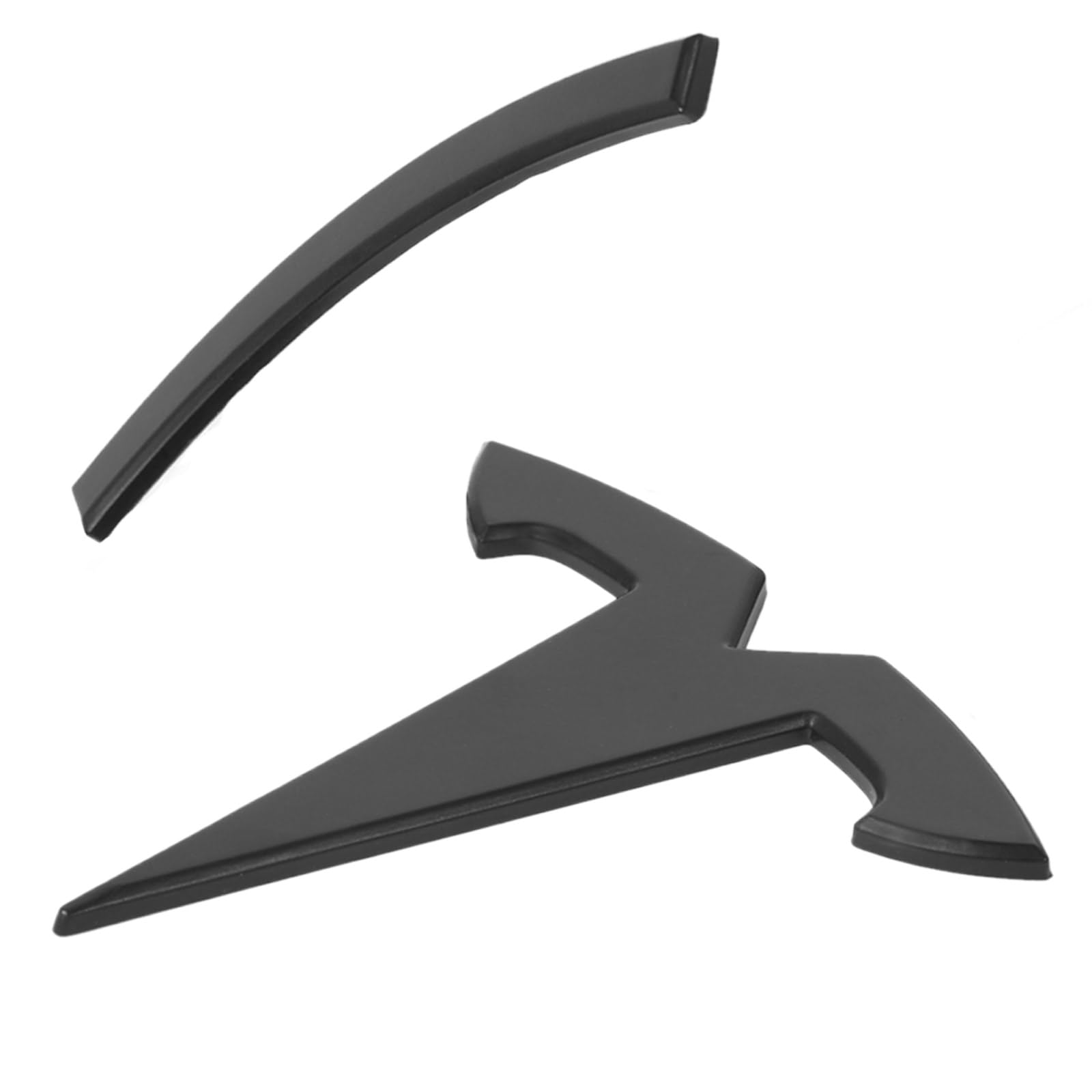 2025 Model 3 Front Logo Cover For Tesla Model 3 2024 Highland Abs Front Logo Sticker Matte Black