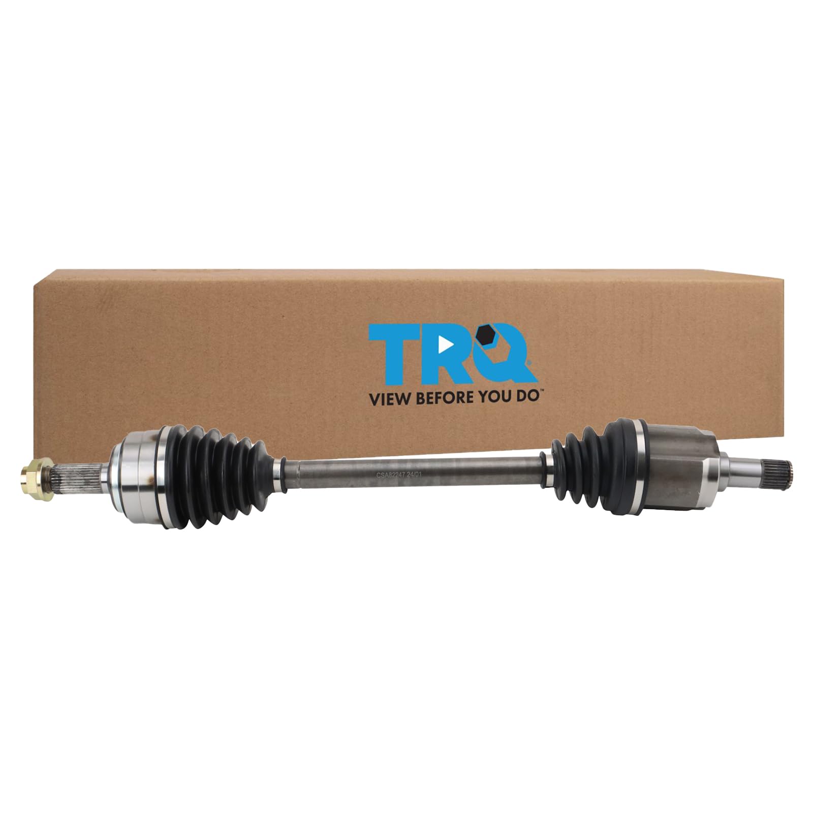 Trq Front Left Outer Cv Axle Shaft Assembly Drivers Side Compatible With 2007-2010 Honda Odyssey 2006-2014 Ridgeline