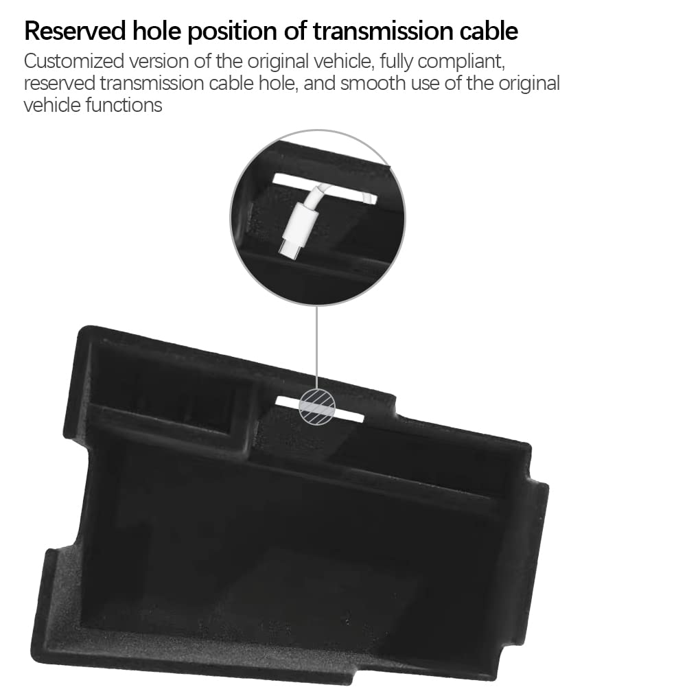 Yboueo Center Console Organizer Armrest Storage Tray Compatible With Cadillac Xt5 Accessories 2023 2022 2021 2020 Flocking Inter
