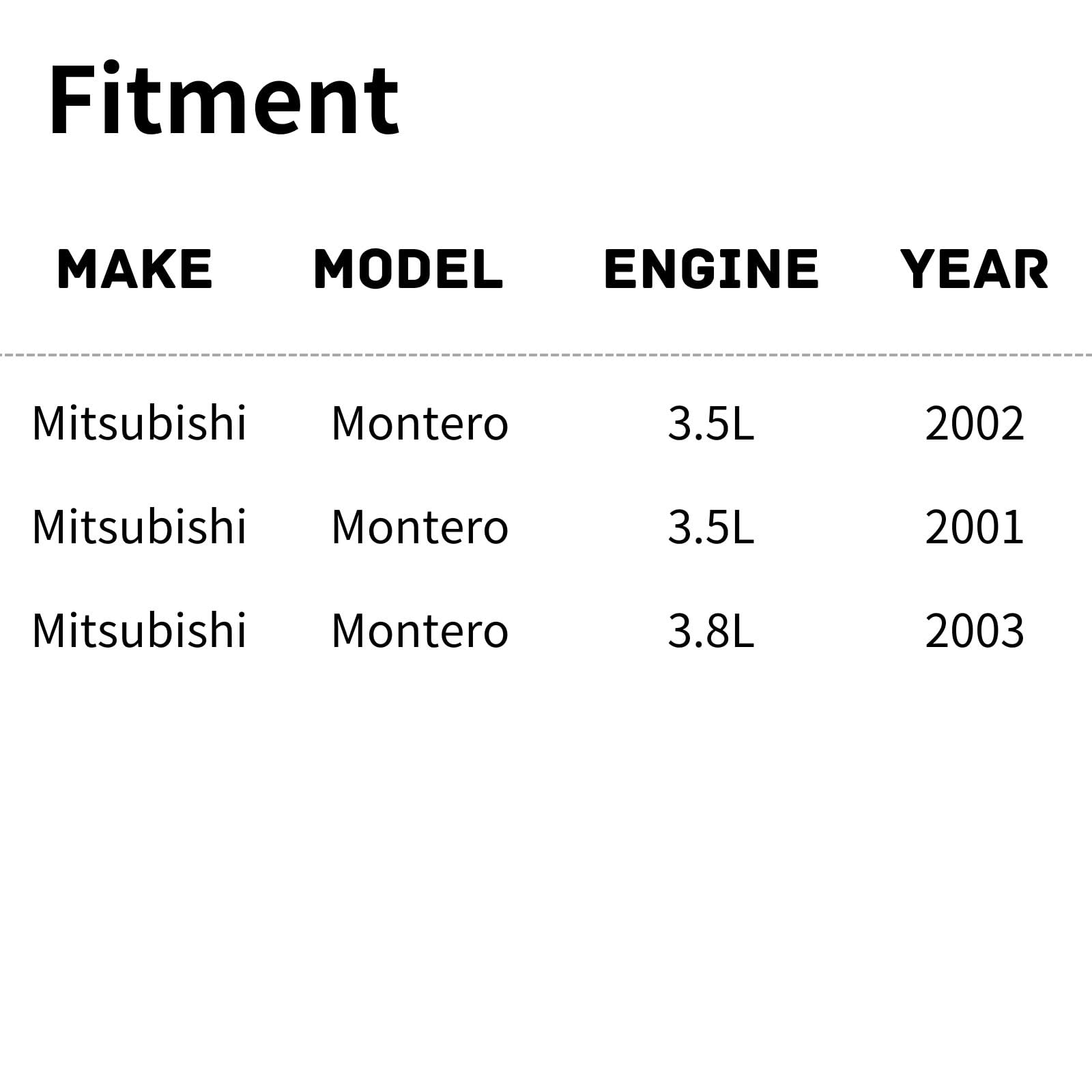 TYG OE Replacement(CAPA Quality) Cooling Fan Extra Silent for 2001-2003 Mitsubishi Montero 3.5L/3.8L | MR360801 | MI3113117 | 62