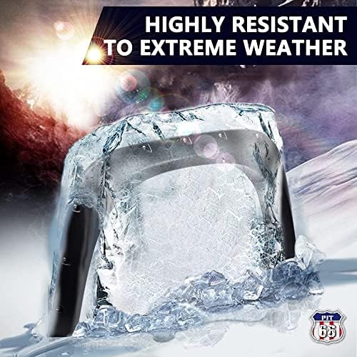 PIT66 Fender Flares, Fit 07-13 Chevy Silverado 1500 (ONLY Fit 5 '8 '' Bed, NOT Fit 6.5 '/8 ' Bed, NOT FIT Z71,Not Fit GMC Sierra