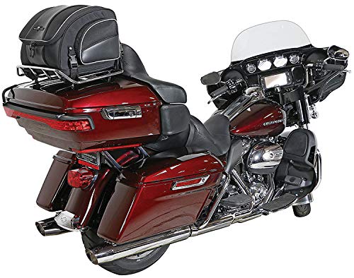 Nelson-Rigg Route 1 Weekender Backrest/Sissy Bar Rack Bag; Fits Harley Davidson, Indian, Yamaha & Suzuki Motorcycles