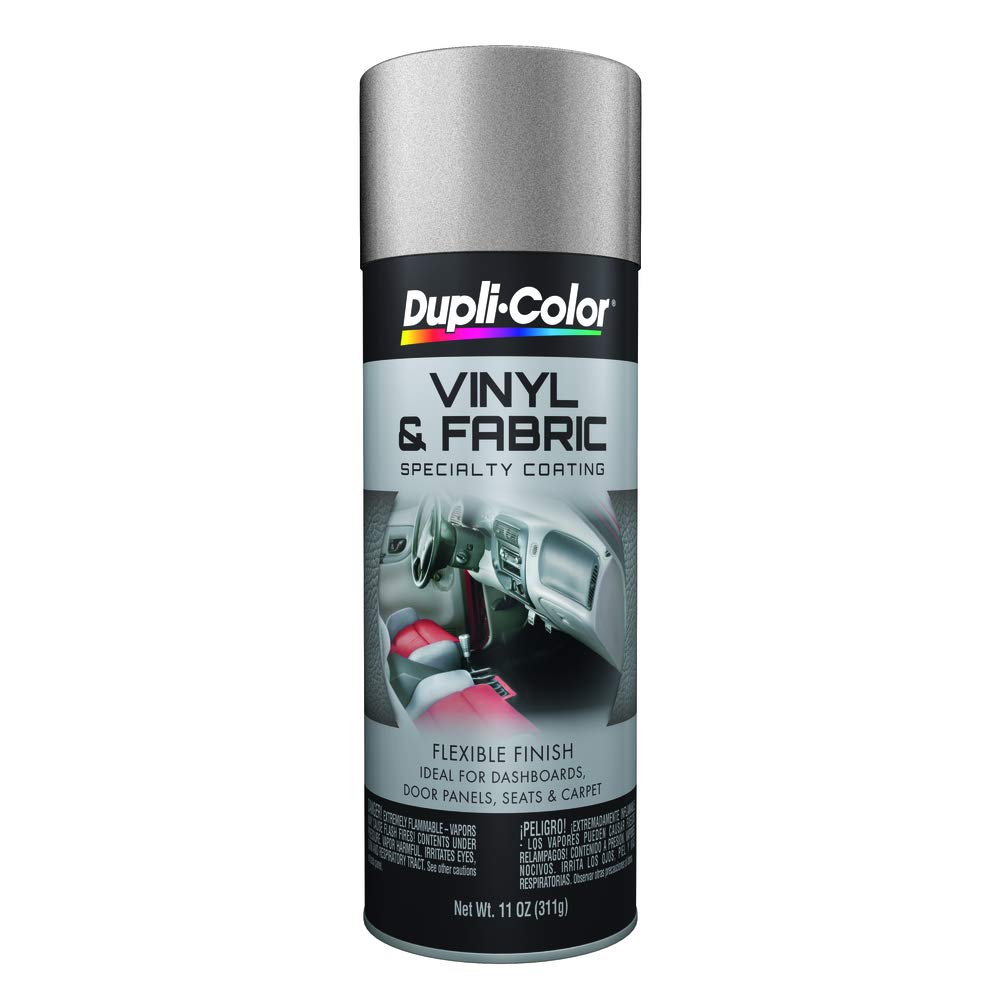 Dupli-Color Hvp103-6 Pk Vinyl And Fabric Coating Spray Paint - Silver - 11 Oz Aerosol Can Pack Of 6