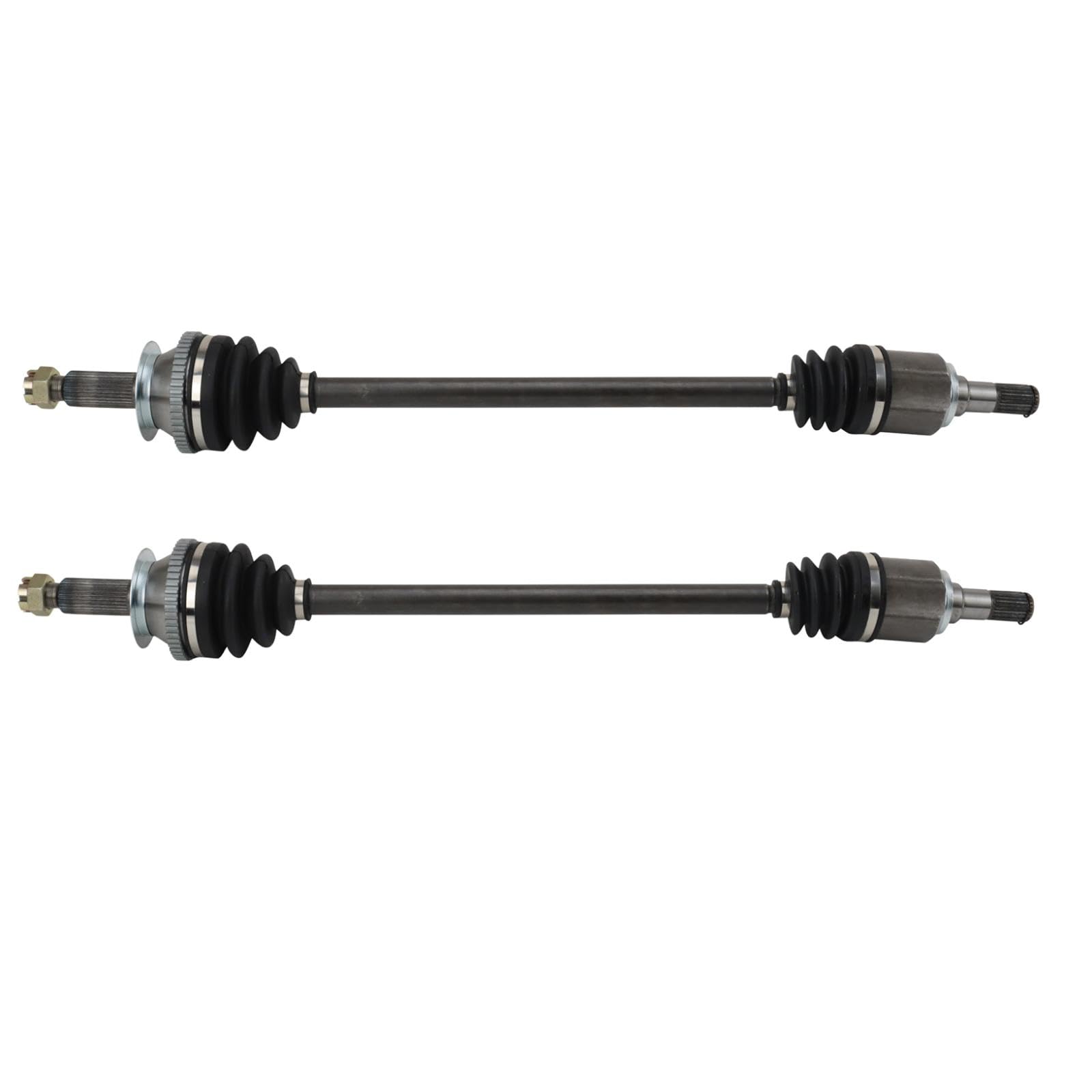 TRQ Rear CV Axle Shaft Assembly Set Driver & Passenger Side Compatible with 2010-2012 Hyundai Santa Fe 2012-2013 Kia Sorento